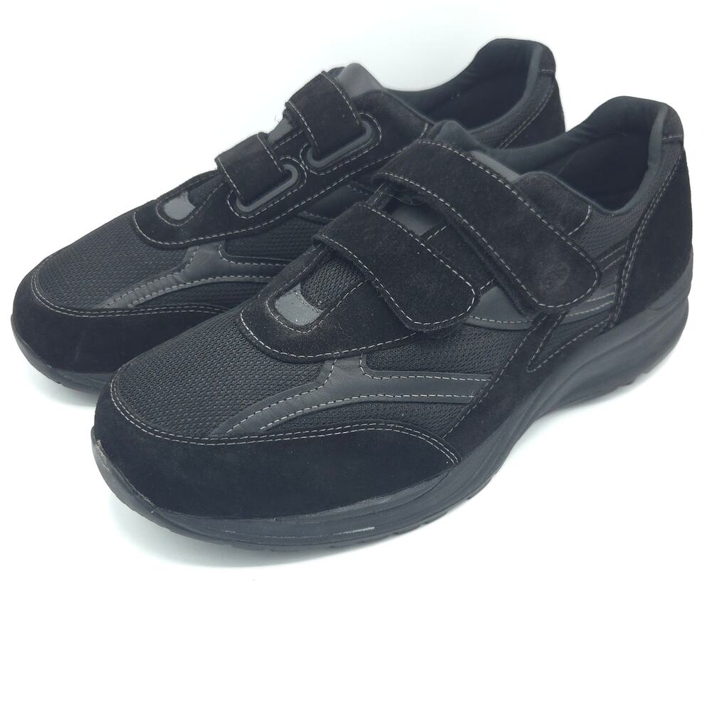 SAS J-V Mesh Men's Size 14W Wide Black hook-and-loop Sneakers